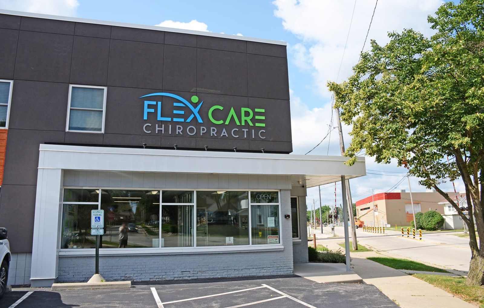 The Flex Care Chiropractic building on South Concord Road in Oconomowoc
