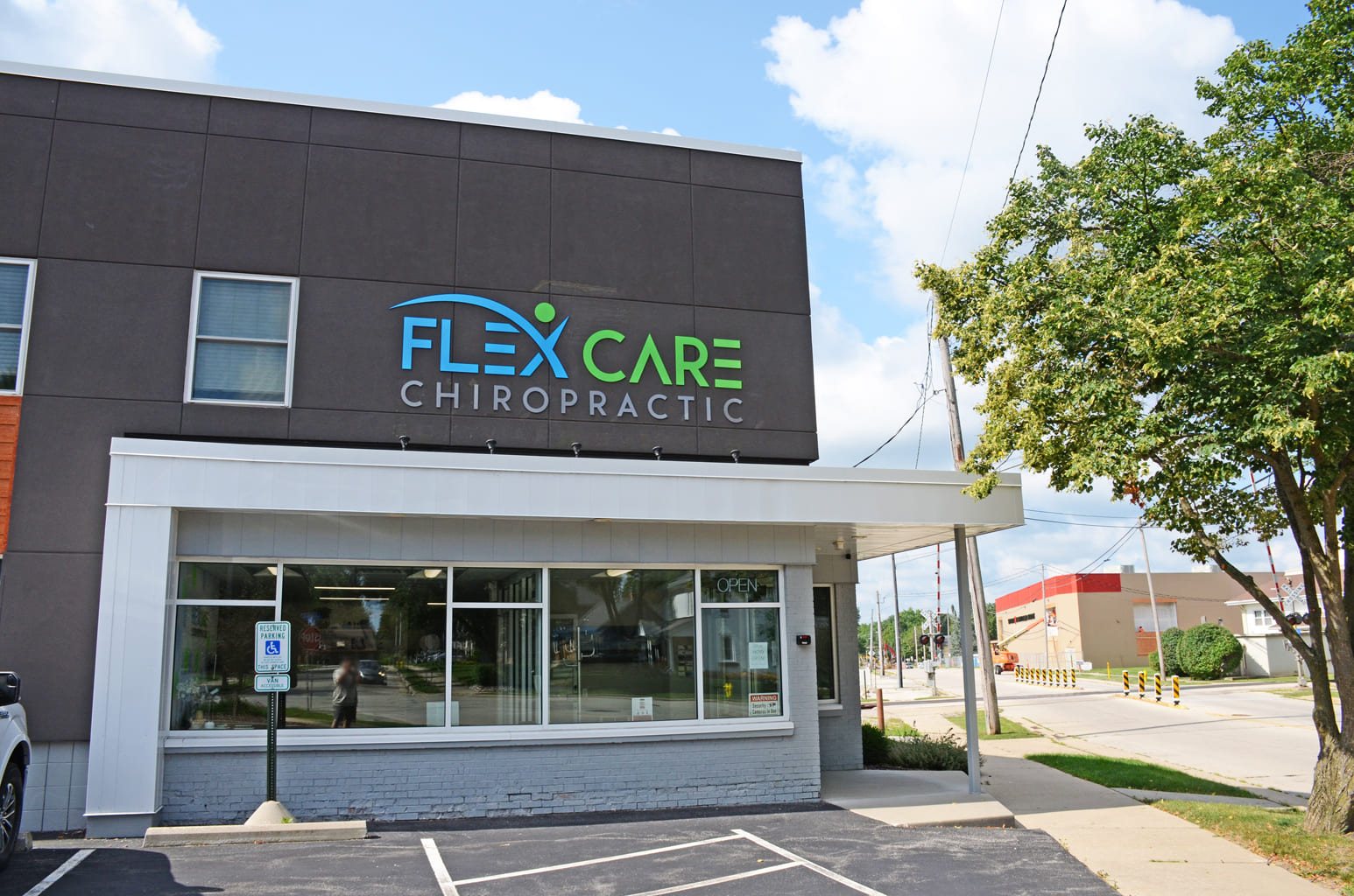 The Flex Care Chiropractic building on South Concord Road, Oconomowoc