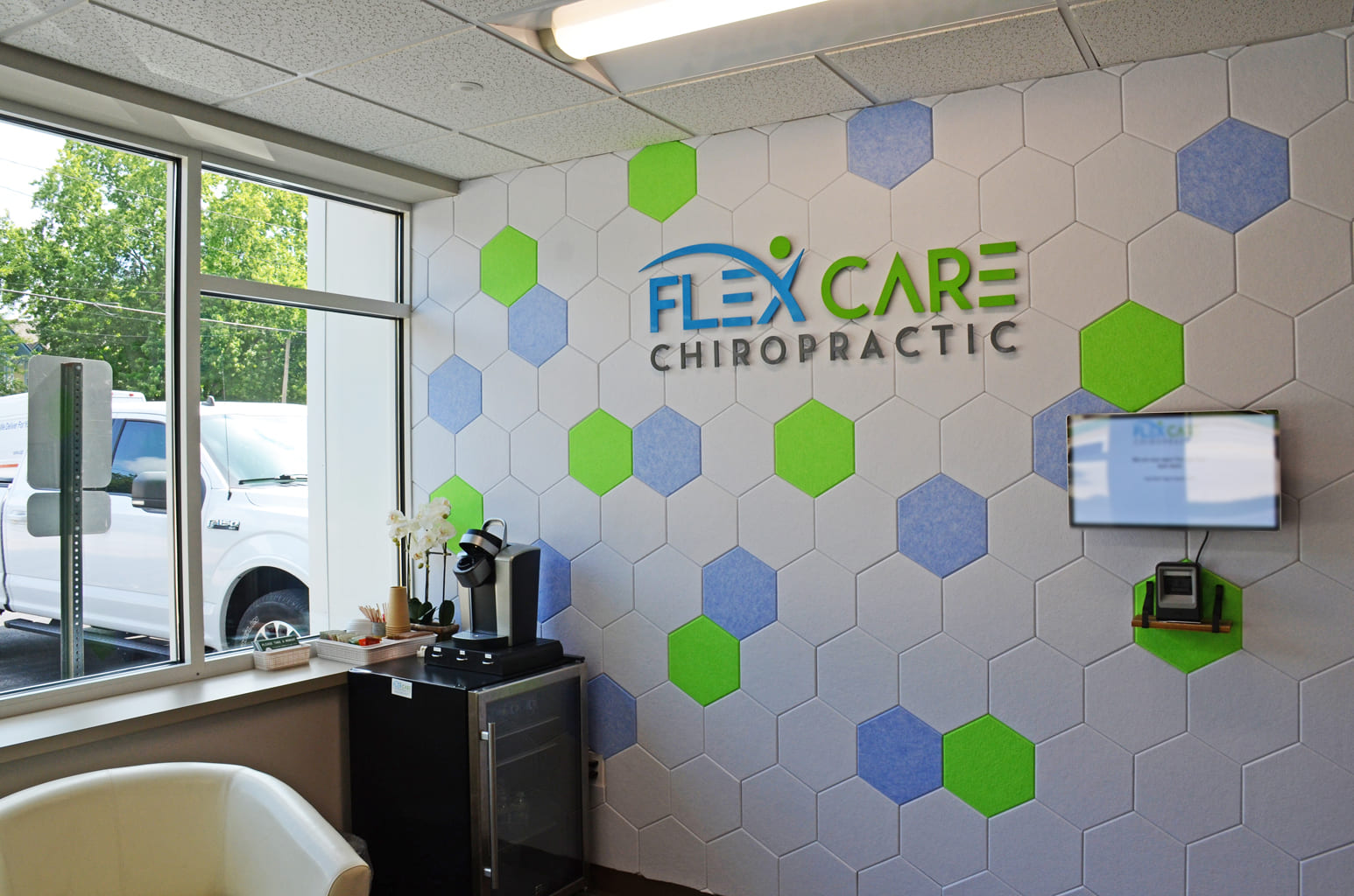 Treatment space at Flex Care Chiropractic